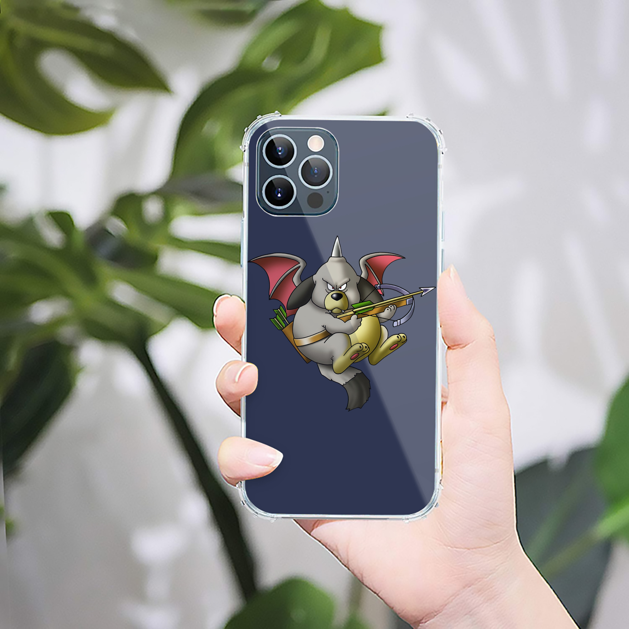 （画像用） ドラゴンクエスト Doragon Kuesuto Dragon Quest 【iPhone 12シリーズ対応】透明スマホケース（クリアソフトケース）